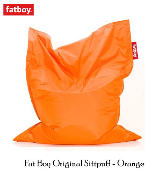 Orange sittsäck från Fatboy